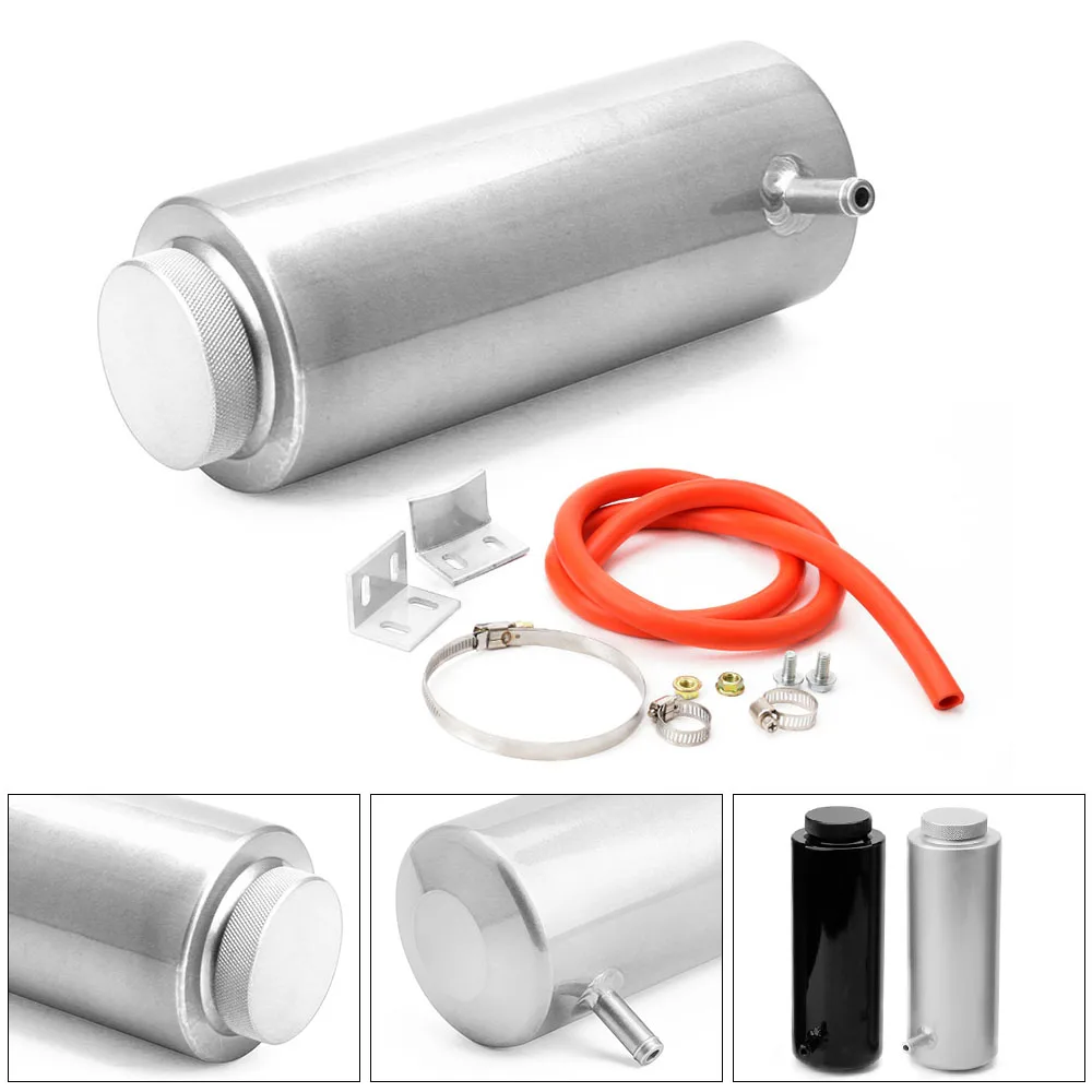 800ML Universal Radiator Coolant Cooling Aluminum Catch Tank Overflow Reservoir TT101142