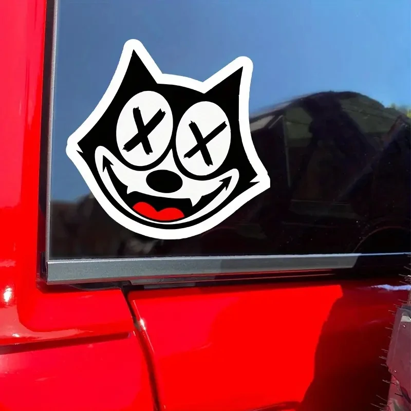 Evil Felix The Cat - Waterproof Vinyl Decal Sticker For Cars, Laptops, Windows & Bumpers