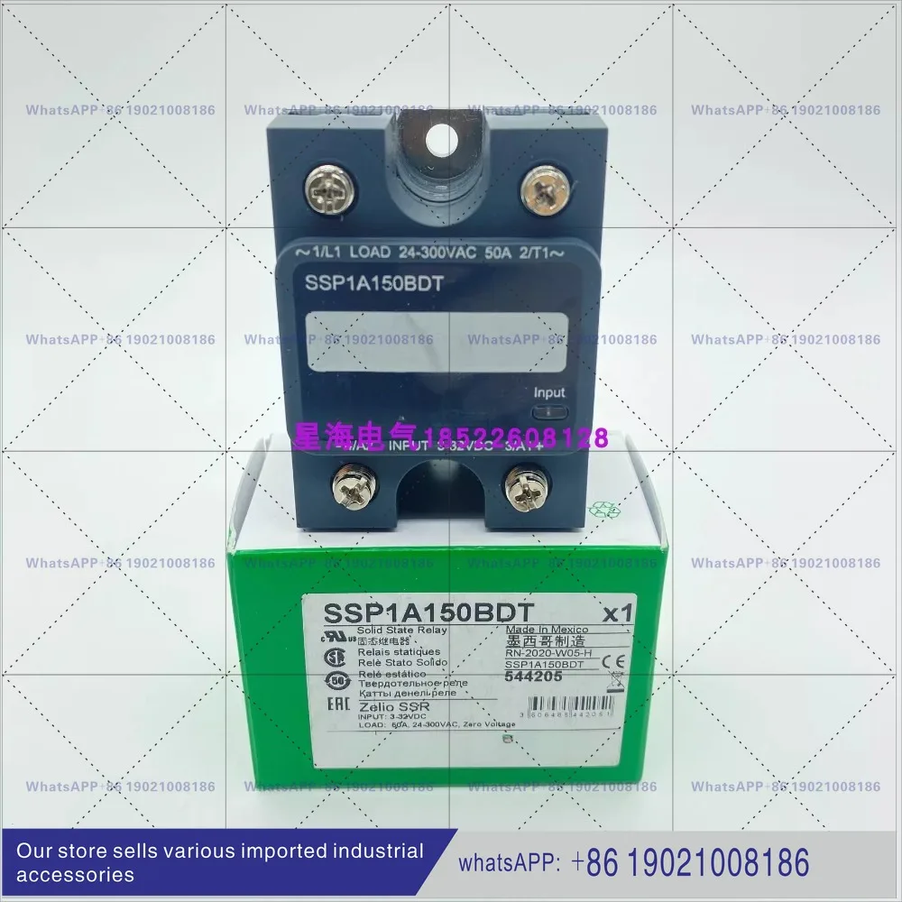 SSP1A150BDT single-phase panel type solid state 24-300VAC control voltage 3-32VDC