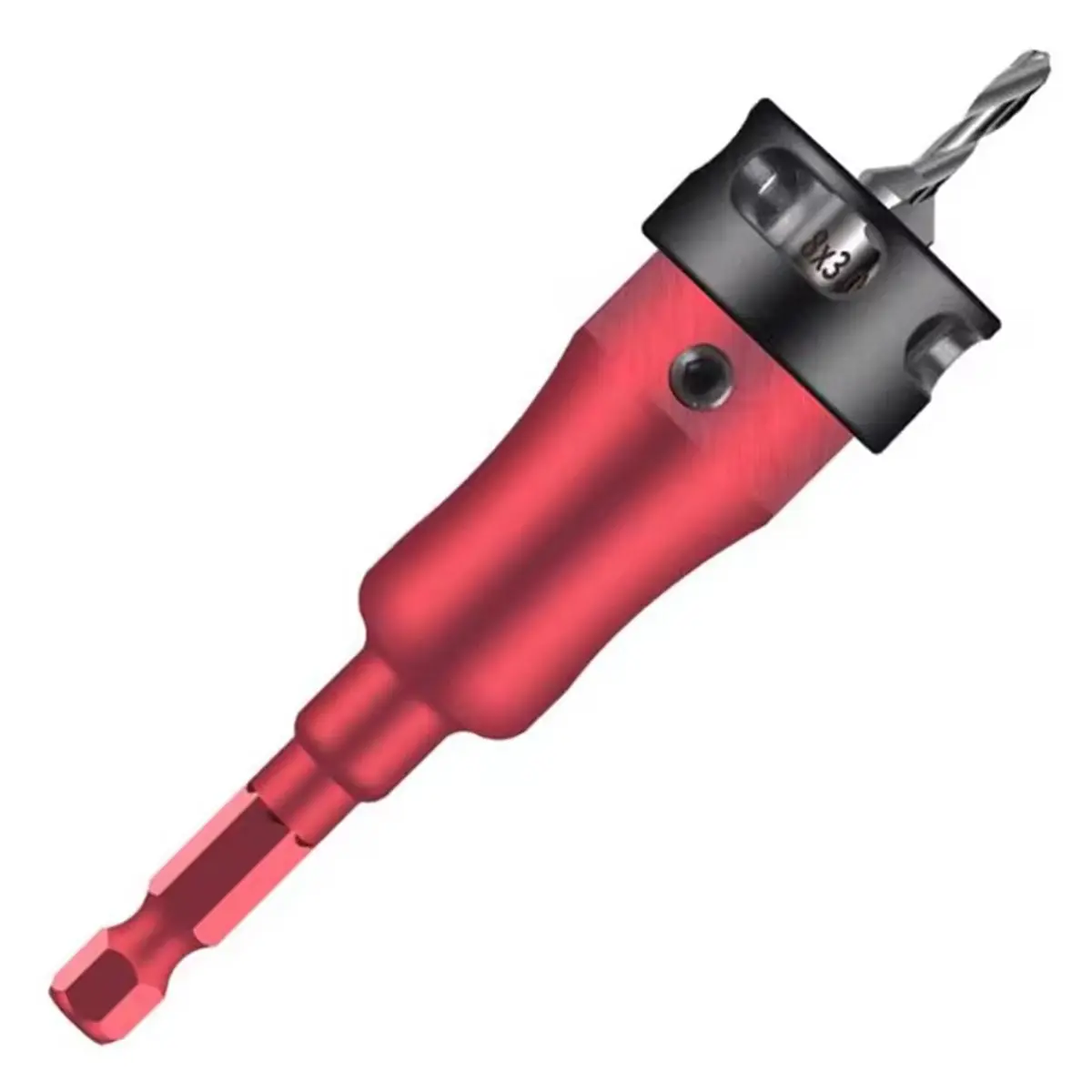 2026 New Quick Change Adjustable Depth Stop Drill Bit Set with 2.8mm & 3.0mm Drill Bits Woodworking Depth Control Drill Tool