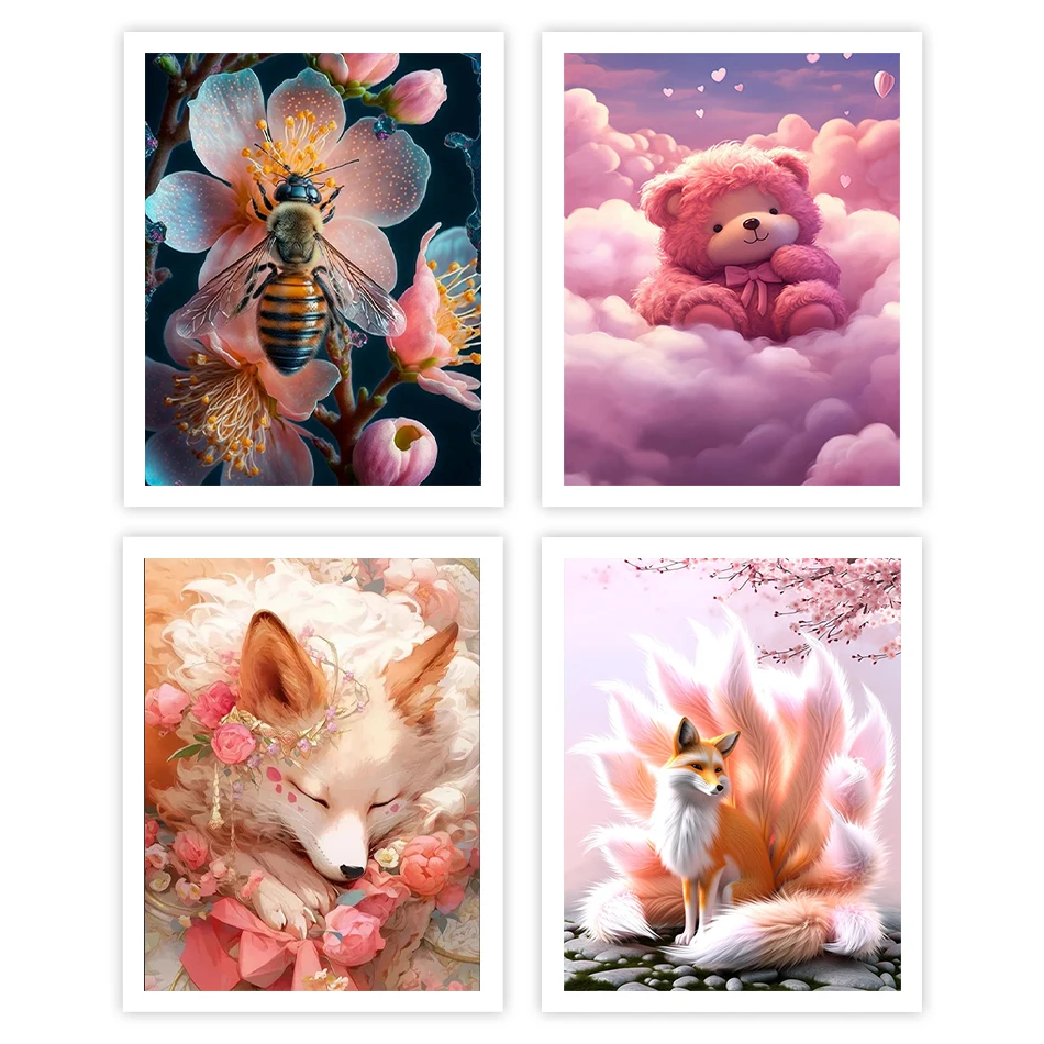 

GATYZTORY Painting By Numbers For Drawing On Canvas Animals Diy Crafts Decorative Handmade Markers By Numbers Paint Kit Acrylic