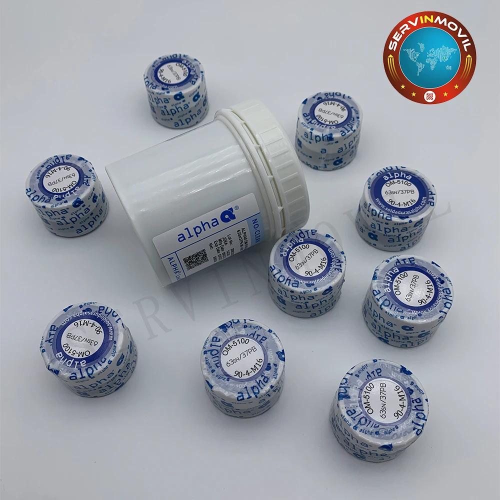 Alpha OM550 Original Solder Tin Paste 138℃ Melting Point 30g Alpha OM5100 Welding Flux Soldering Cream Repair Tools