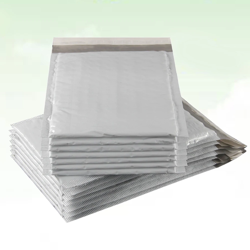 

50pcs Grey Bubble Mailer Envelope Self Seal Adhesive Postal Bag Shockproof Eco-Friendly Mailers For Packaging Express