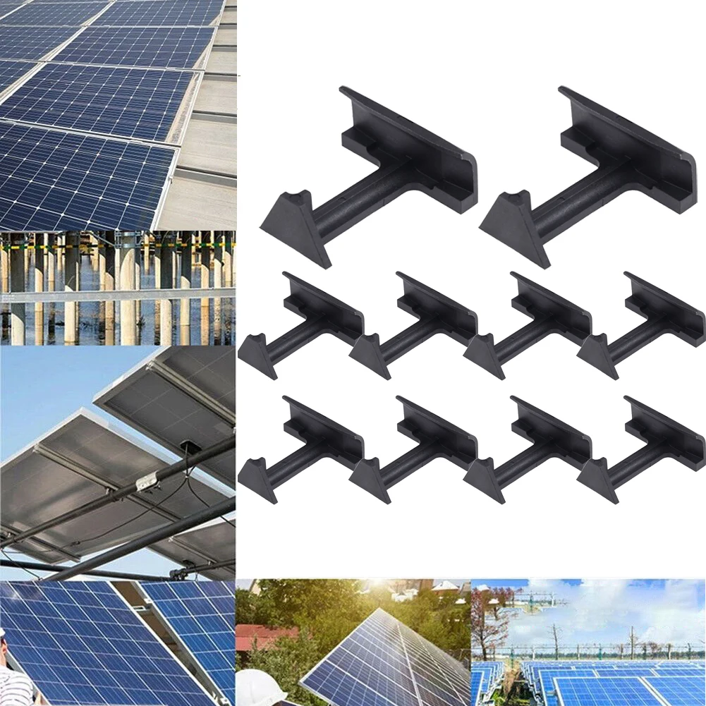 10Pcs Solar Panel Wasser Entwässerung Clips PV Module Reinigung Clips Für Wasser Ablauf Erhöhen Power Generation