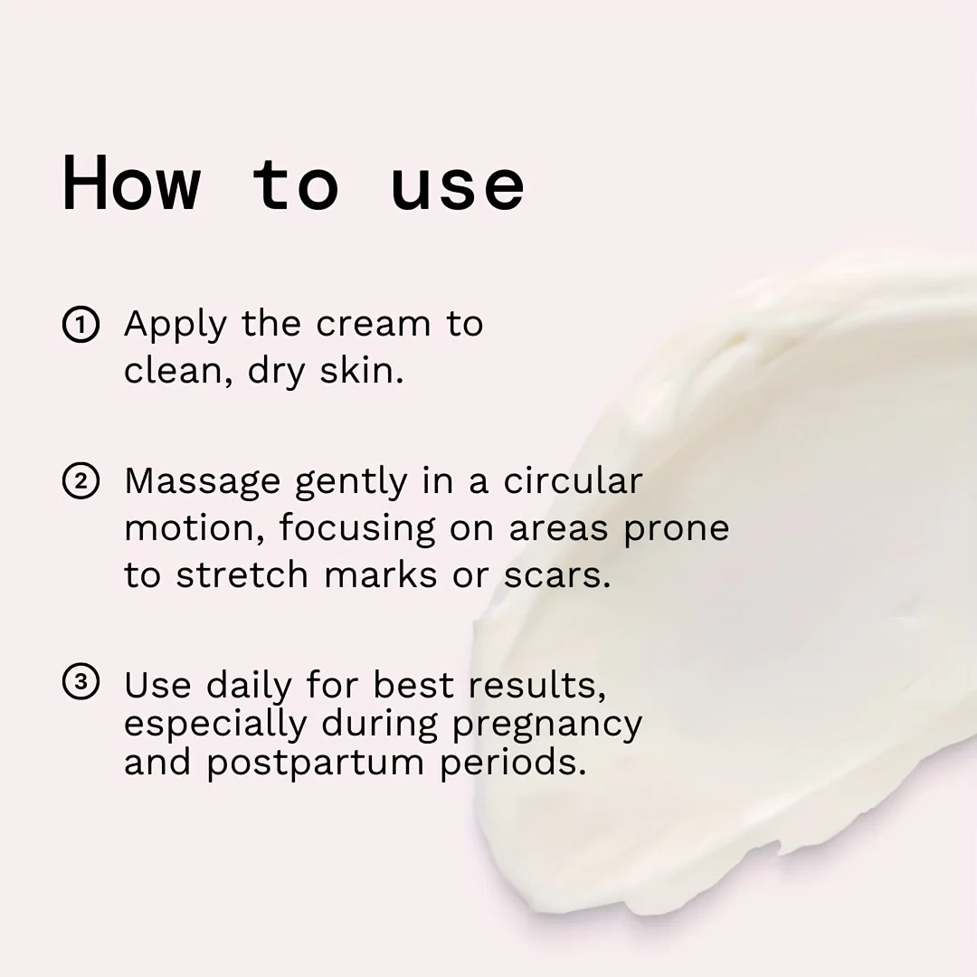 GZE Skin Smoothing Cream with Cocoa Butter & Olive To Lighten Postpartum Obesity Marks And Growth Marks