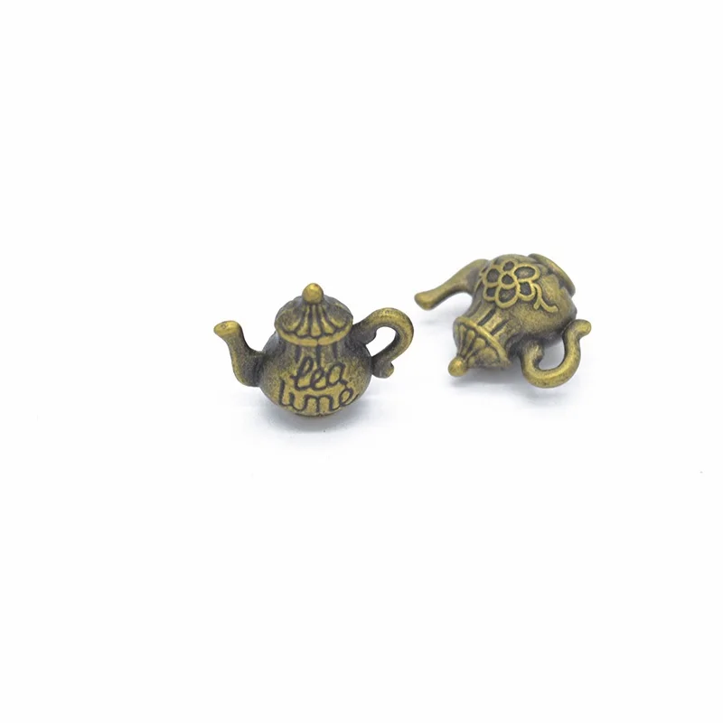 10pcs Teapot Charms for DIY Jewellery Making