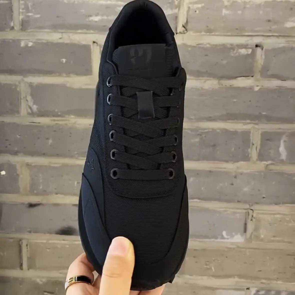 Casual Canvas Running Shoes Unisex Breathable Korean Style Summer New Fashionable All-Match Men's Thick Bottom round Toe Shoes