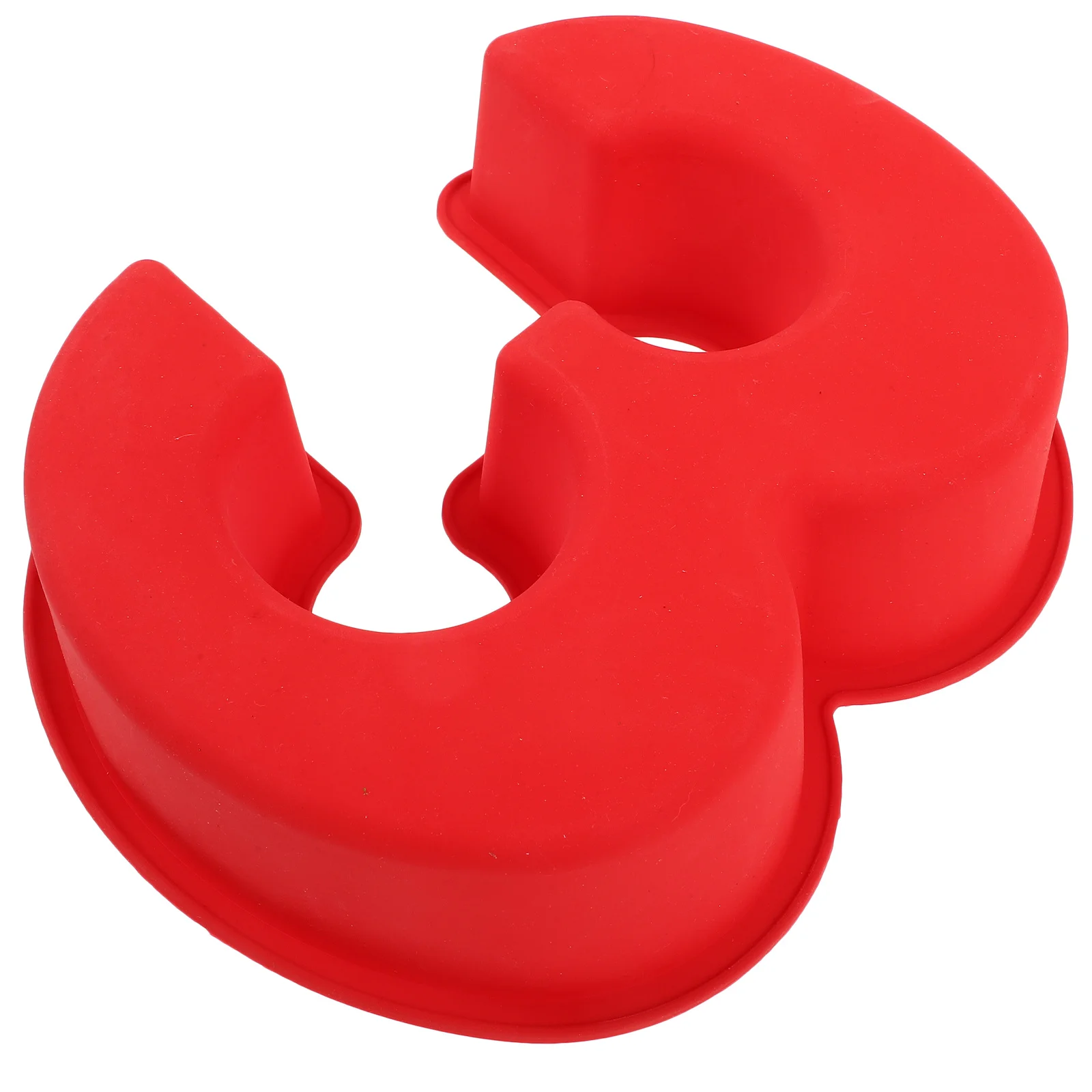 

Number 3 Silicone Cake Mold High Temp Resistant Nonstick Baking Accessory for Home Bakery DIY Dessert Mousse Number 3 Cake Pan