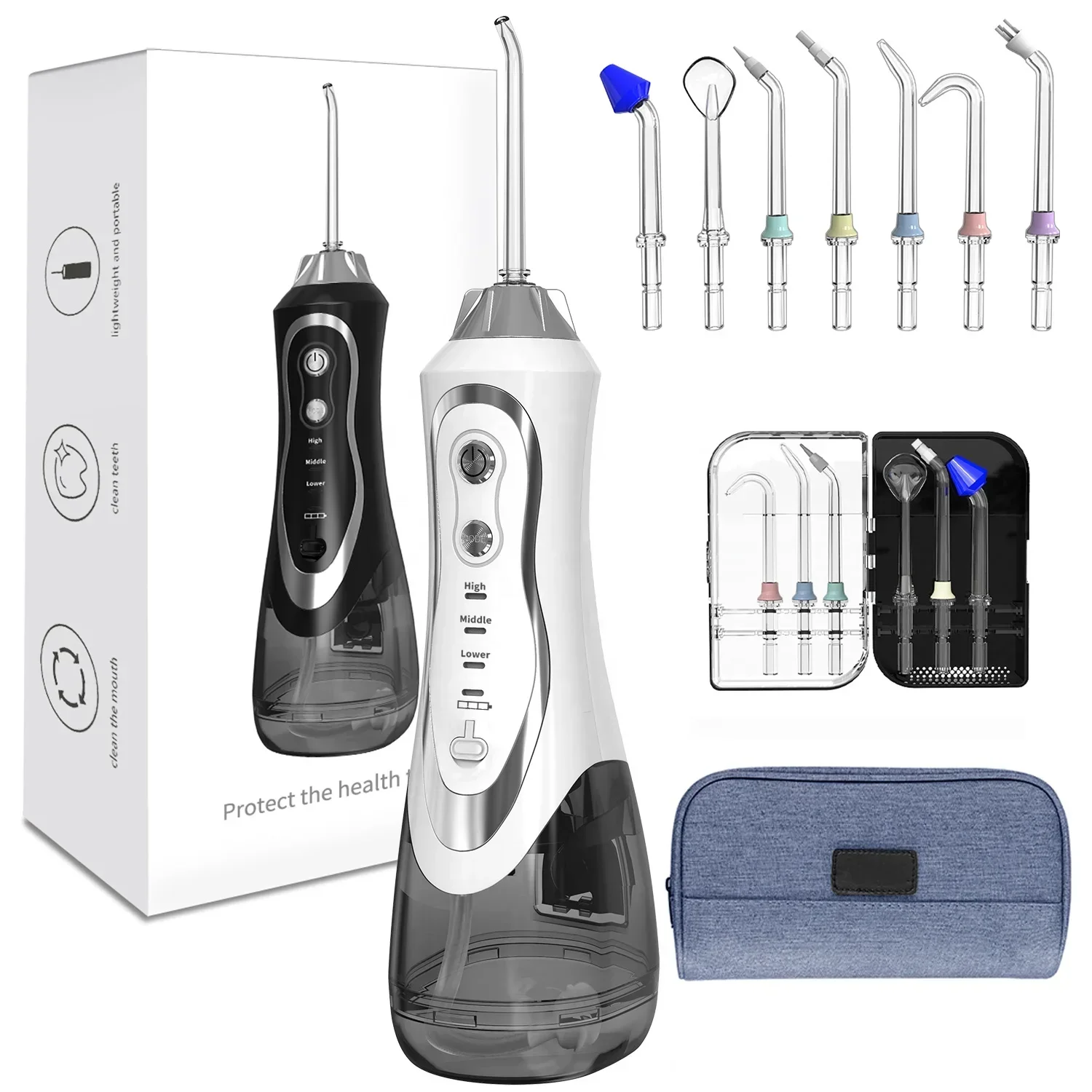 Portable Cleaning Floss Teeths Wireless Oral Water Irrigator Rhinitis Cleaning Water Toothpick