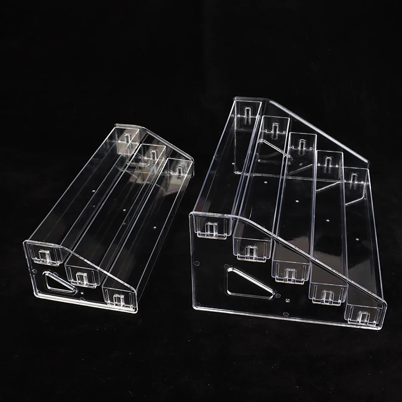 1Pc 3/4/5/6/7 層マニキュアディスプレイスタンドクリア化粧品ディスプレイラックホルダーエッセンシャルオイルボトルオーガナイザー収納