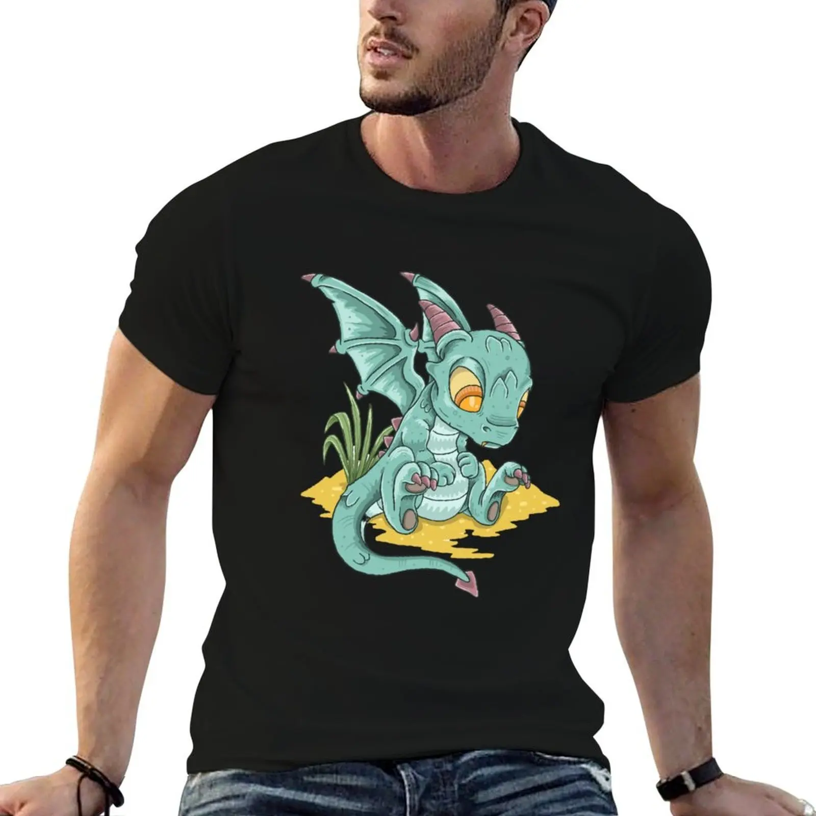 

A Little Dragon T-Shirt t shirts with prints men t shirt cotton 100% man t shirts for men casual T-shirt