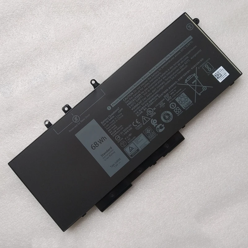 

New GJKNX GD1JP Laptop Battery 7.6V 68Wh For Dell Latitude E5480 E5580 E5490 E5590 E5491 E5591 Precision 15 M3520 M3530