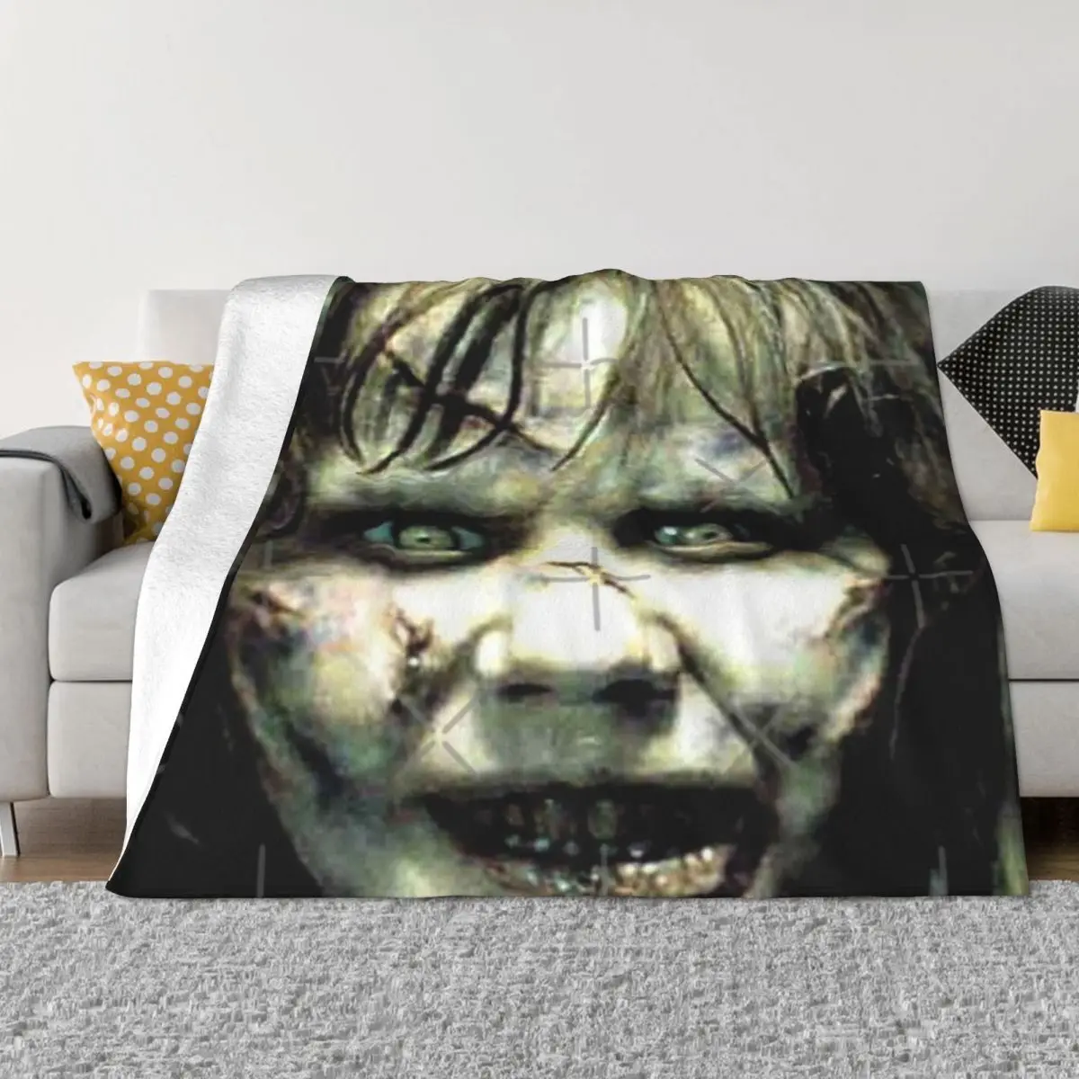 

The Exorcist Horror Movie Quilt Bed Blankets Quilt For Bed Blankets And Throws Throw Blanket