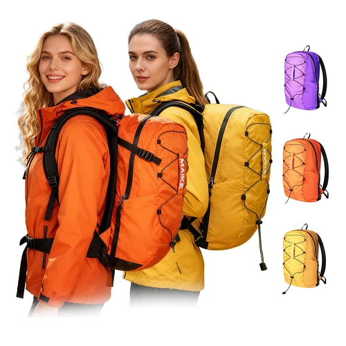 Imagen 1 del producto Mochila con bolsa seca de 20 litros, adecuada para entusiastas del aire libre, adecuada para kayak, rafting, camping, senderismo y ciclismo, plegable con panel trasero engrosado, disponible en varios colores que incluyen amarillo