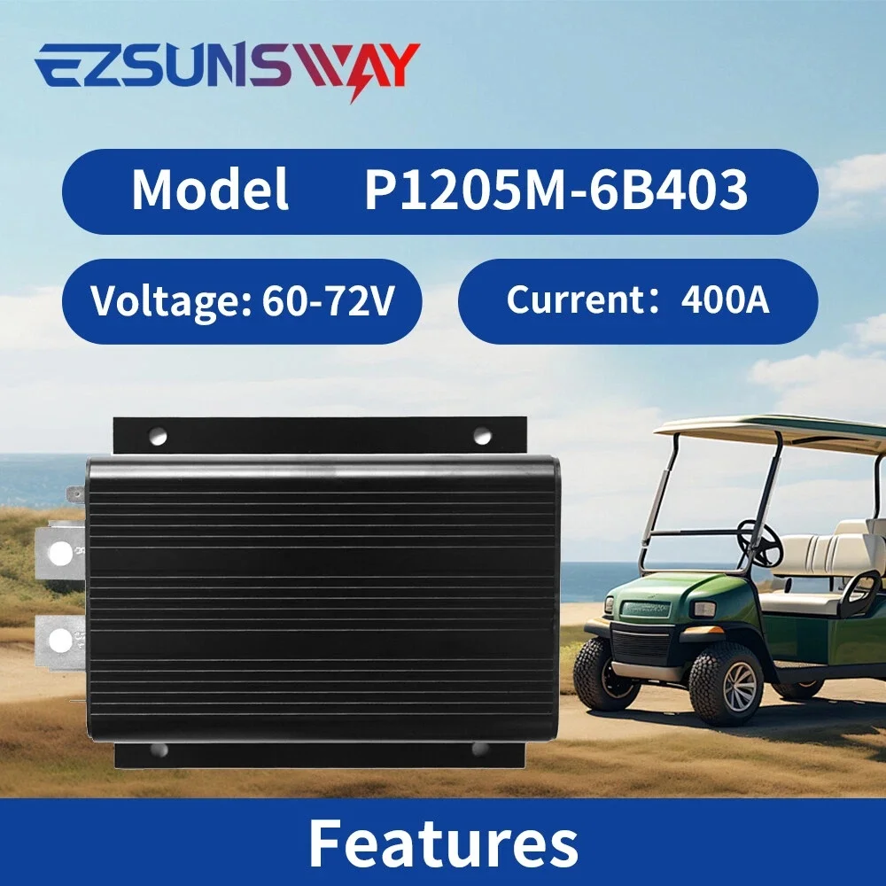 60V/72V 400A 1205M-6B403 PMC DC Motor Controller for Curtis EZGO Club Car Cushman Yamaha Golf Cart