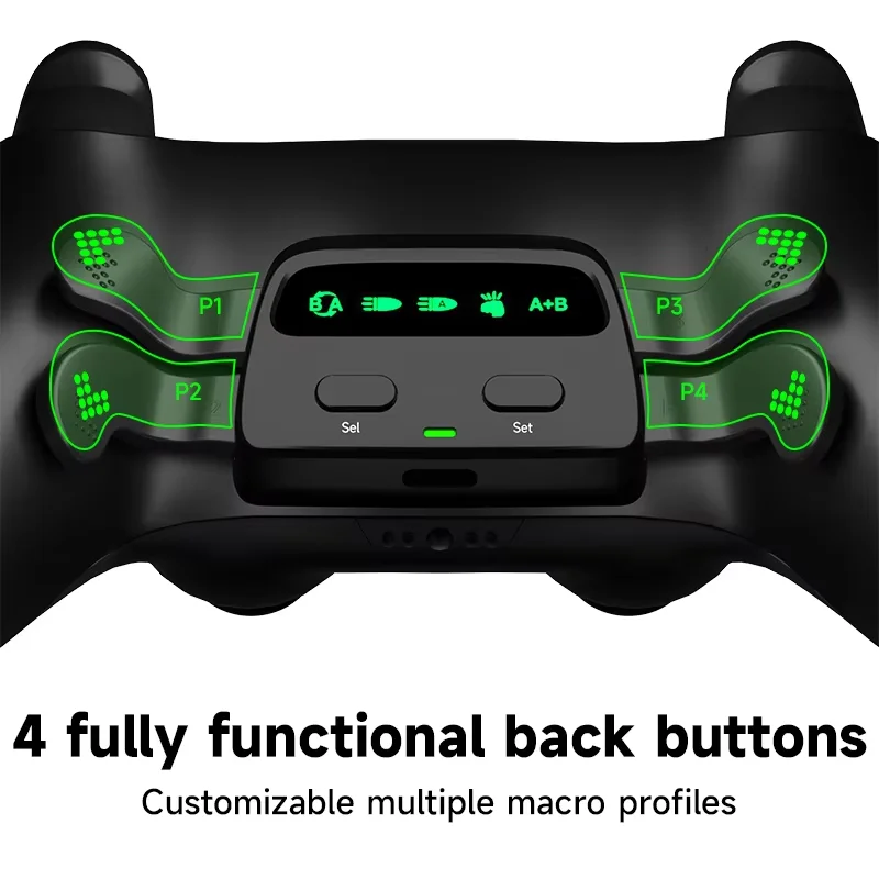 Remappable pieces, upgrade boards and redesigned back case and 4 rear buttons for ps5 controller BDM-010&020&030&040&050