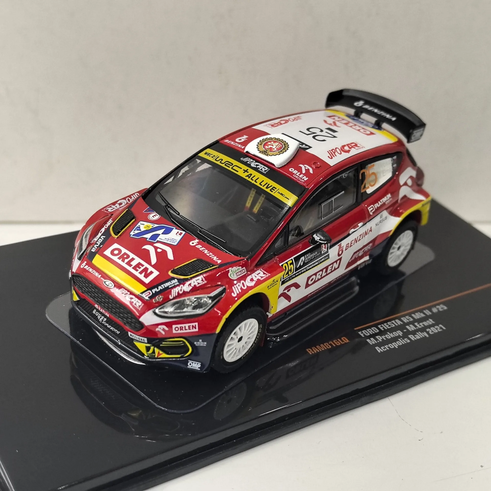 

Литье под давлением IXO масштаб 1:43 Ford Fiesta R5 # 25 2021, гоночная модель Ford, модель автомобиля из сплава, Коллекционная игрушка, подарок, сувенир, витрина, орнамент