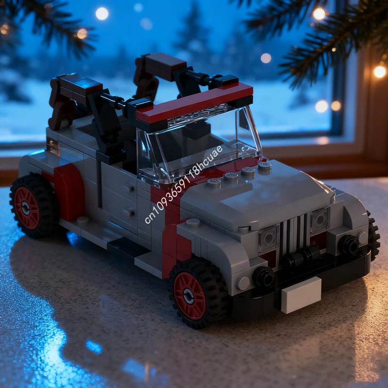

231pcs MOC JP Jeepped Wrangler Jurassic Model Building Blocks Christmas Gifts Assemble DIY Toys Creative Idea Brick Birthday