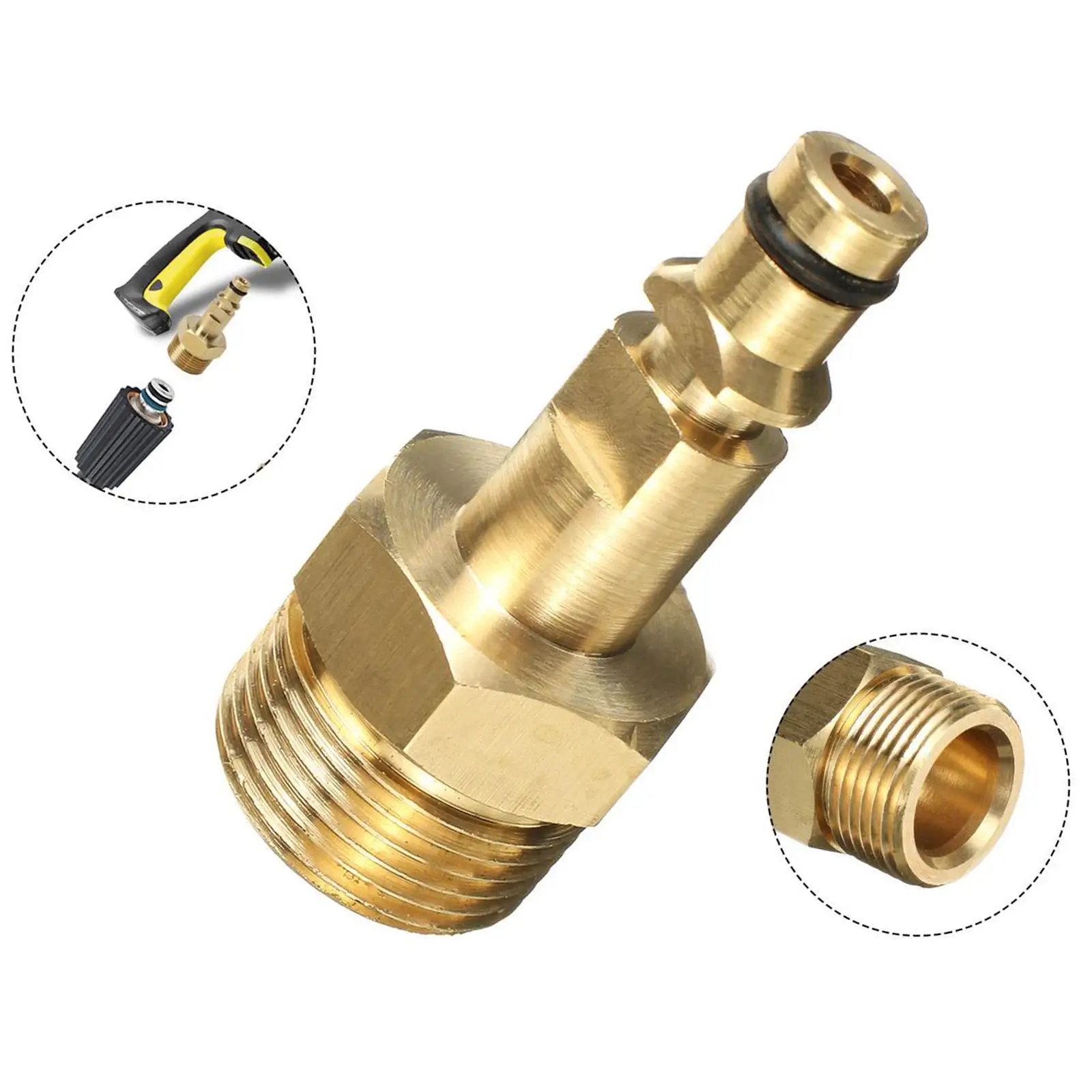 M22 High Pressure Cleaner Hose Adapter Easy to Install for K Patios Vehicles