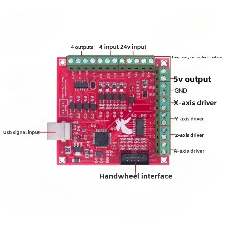 Breakout board CNC USB MACH3 100Khz 4 axis interface driver motion controller driver board