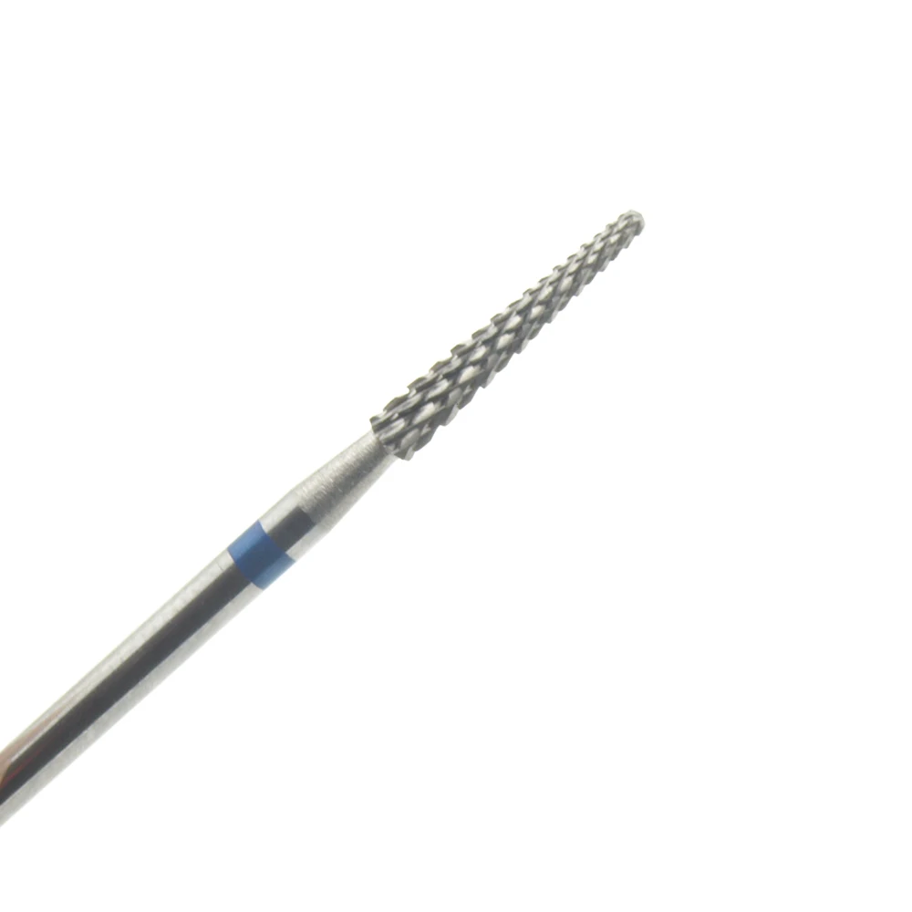 Foret à ongles en carbure de tungstène, 3/32 pouces, fraises rotatives, accessoires de manucure, outil d'art des ongles, retrait du Gel