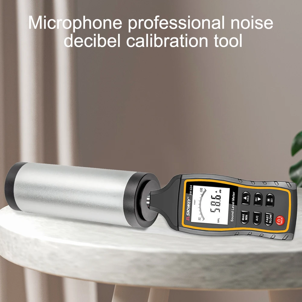 Professional sound level noise calibrator handheld 94dB 114dB 0.3dB precision sound level meter calibrator ND9B