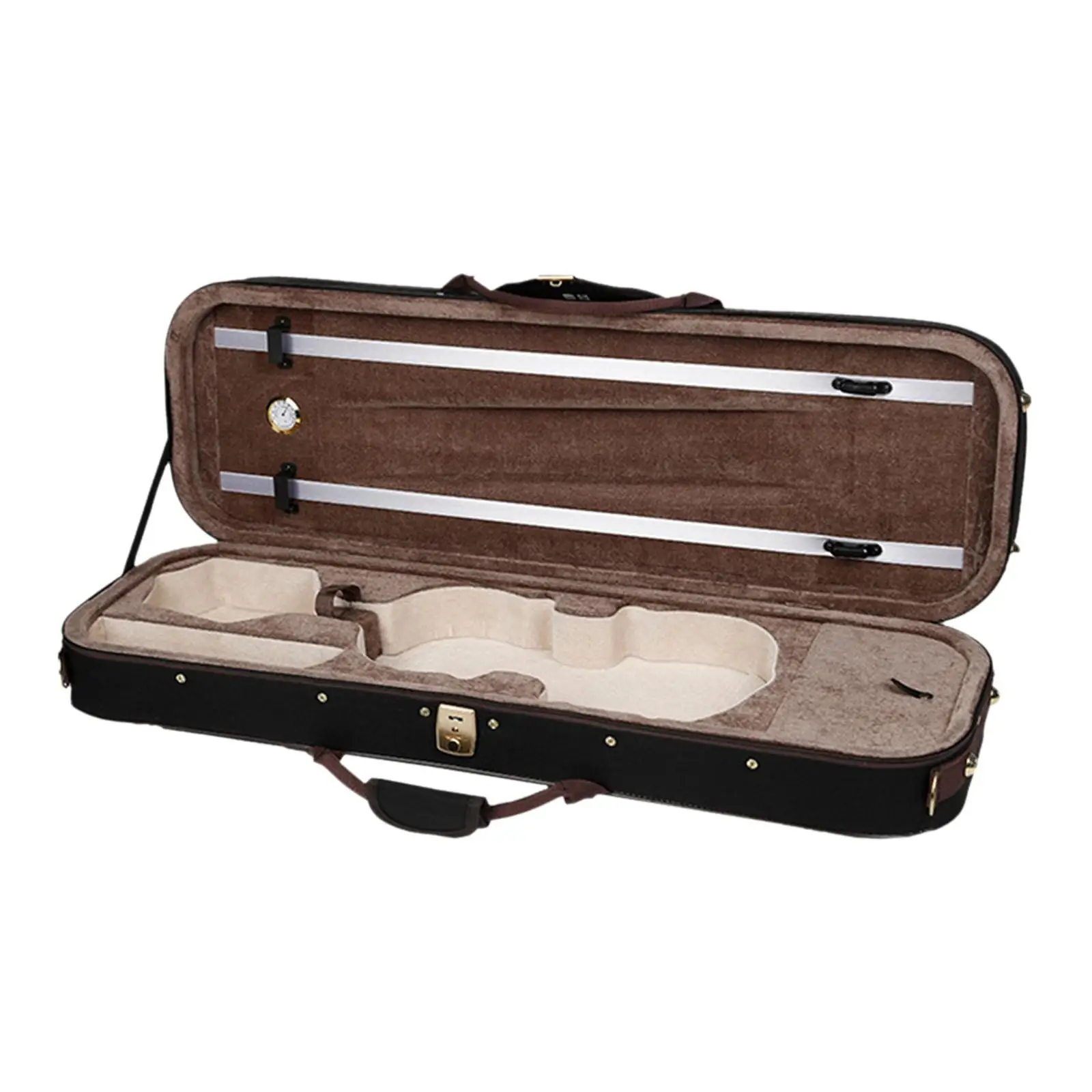 Violin Hard Case with Side Handle,Sturdy,Professional Protection Violin Box