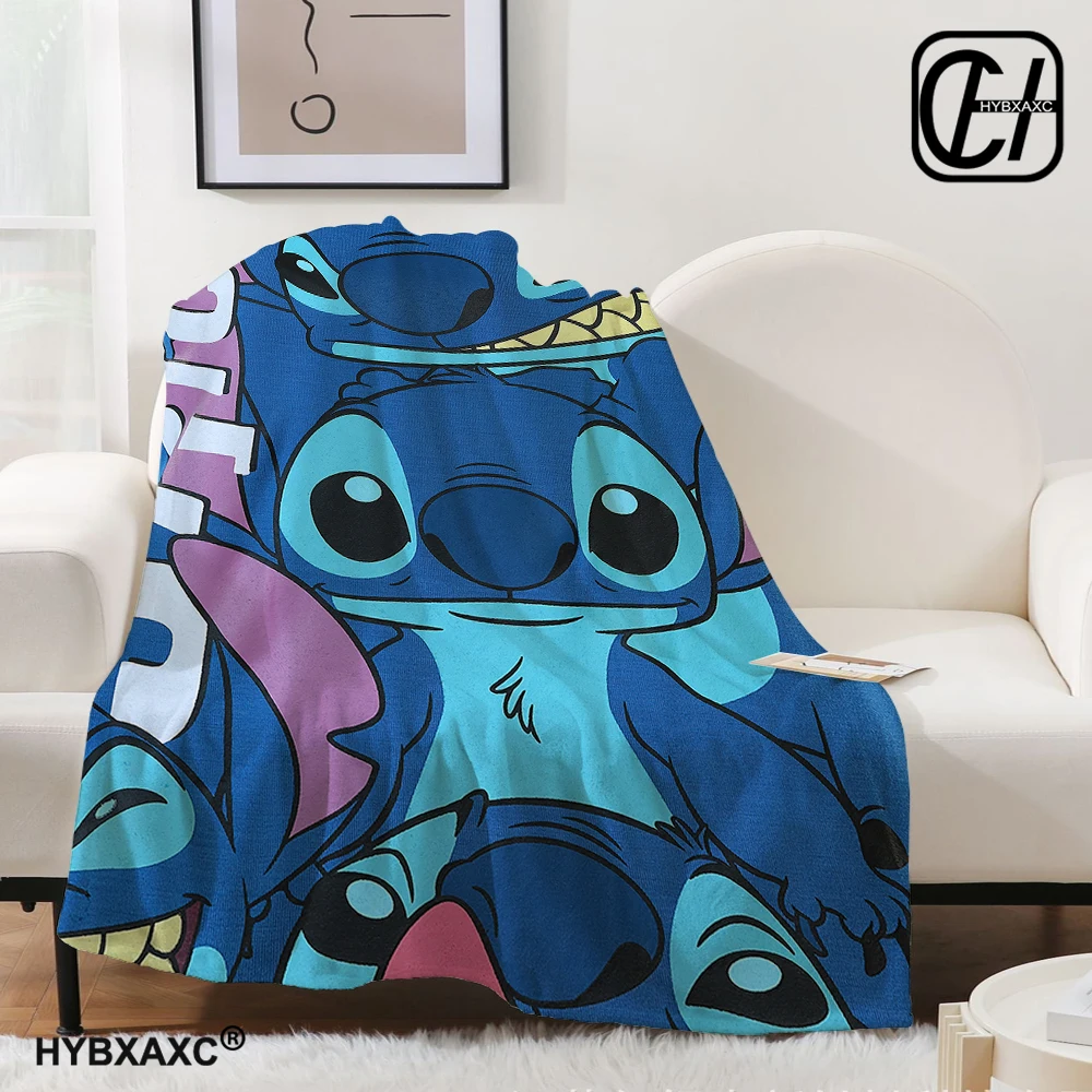 

Cute Throw Blanket King Size Stitch Bed Blankets and Throws Fluffy Soft Blankets Characters Cobija Throw Blanket for Sofa Luxury