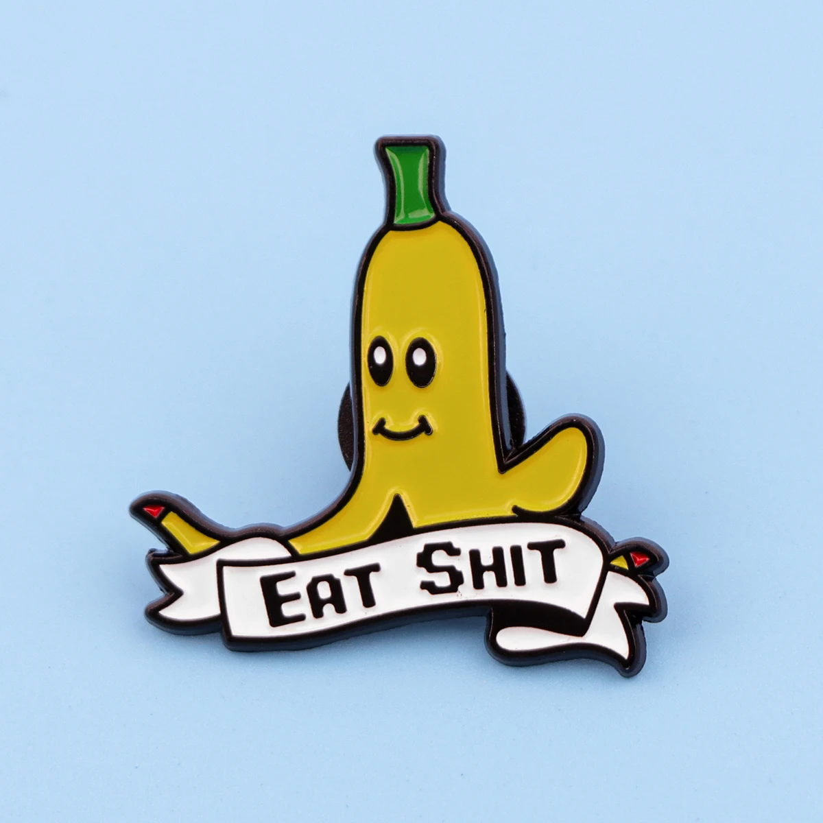 Cute Banana Character Enamel Pin Humorous Brooch Pines Lapel Pins Badge on Backpack Clothing Accessories Funny Jewelry Gifts