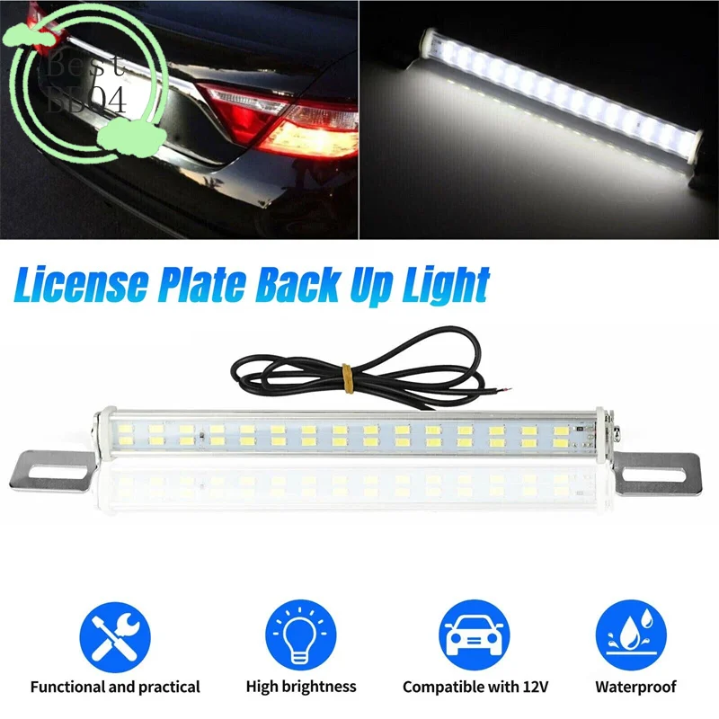 

(BBQ4)30 LED Car Tail Brake Lamp Reverse Light SMD 5730 Rear License Plate Light Bar Suitable For Rear Parking And Turning Light