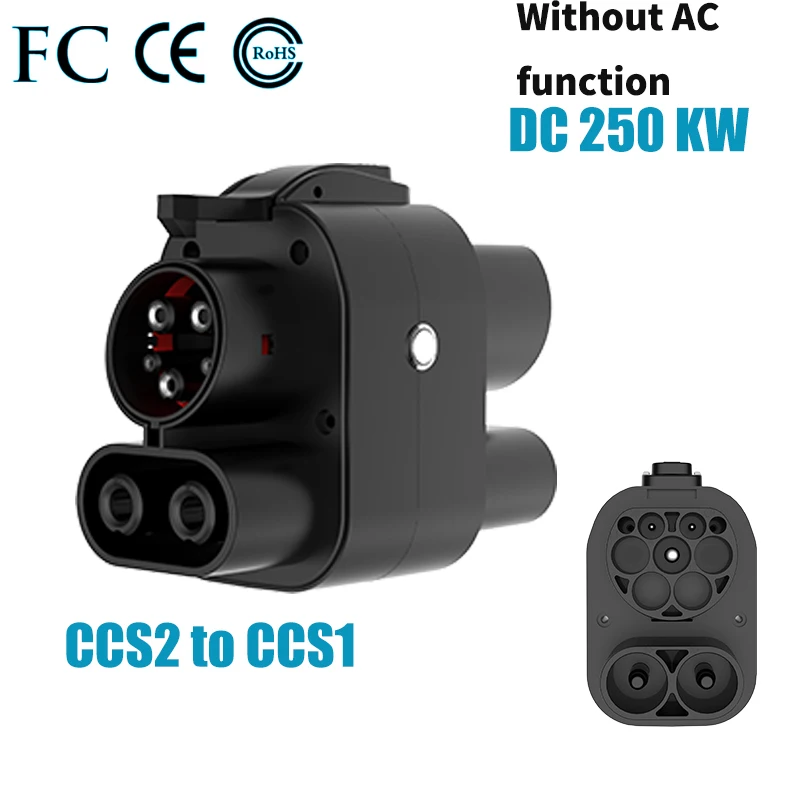 

Unirise CCS2 to CCS1 DC Adapter From CCS2 Charger to CCS1 EV CCS2 to CCS1 Electric Vehicle Charger DC Fast Ev Charging Adapter