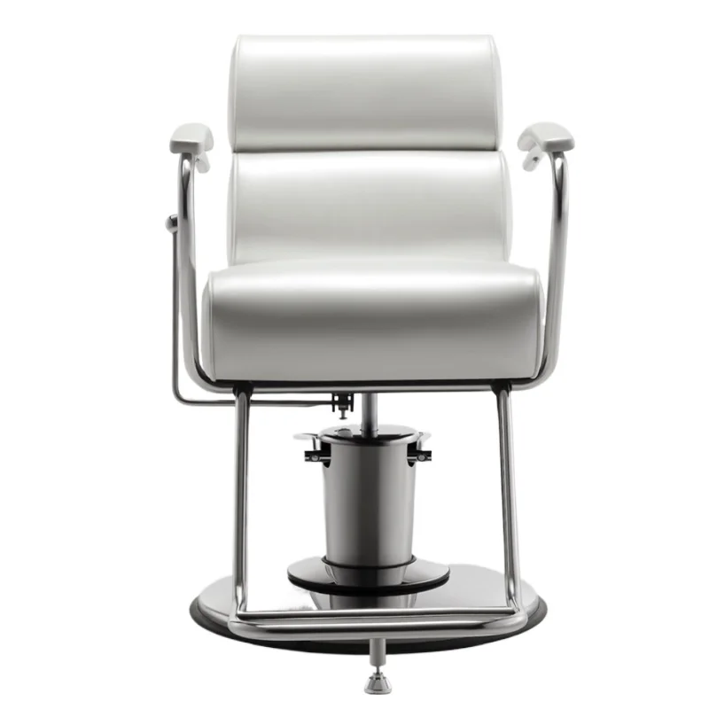 

1Down Barber Lift Chair Modern Simple Hair Cutting Chair Oil Head Hair Salon Chair