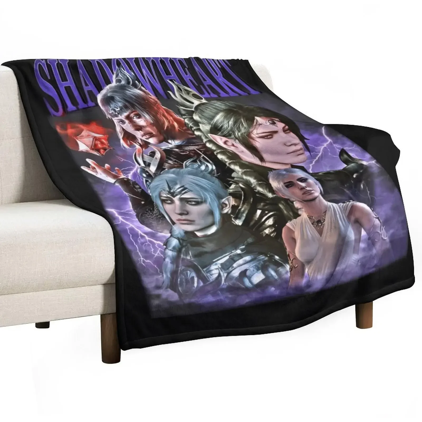 Shadowheart Throw Blanket manga for babies warm winter Plaid Furrys Furry Blankets