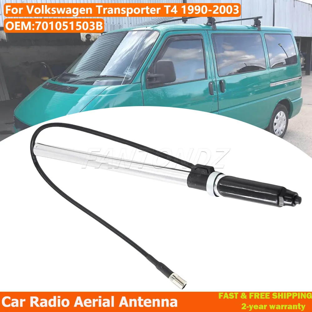 Automobile Interior Decoration Parts Wing Mounted Antenna Radio Aerial Antenna For Volkswagen Transporter T4 90-03  701051503B