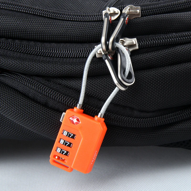 1~10PCS Digit Password Lock TSA Steel Wire Lock Customs Code Lock for Travel Suitcase Luggage