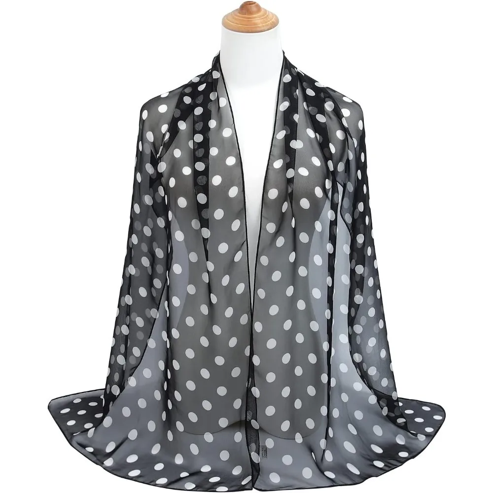 ผู้หญิงผ้าคลุมไหล่พิมพ์ลายดอกไม้นุ่มผ้าพันคอชีฟองเชียร์