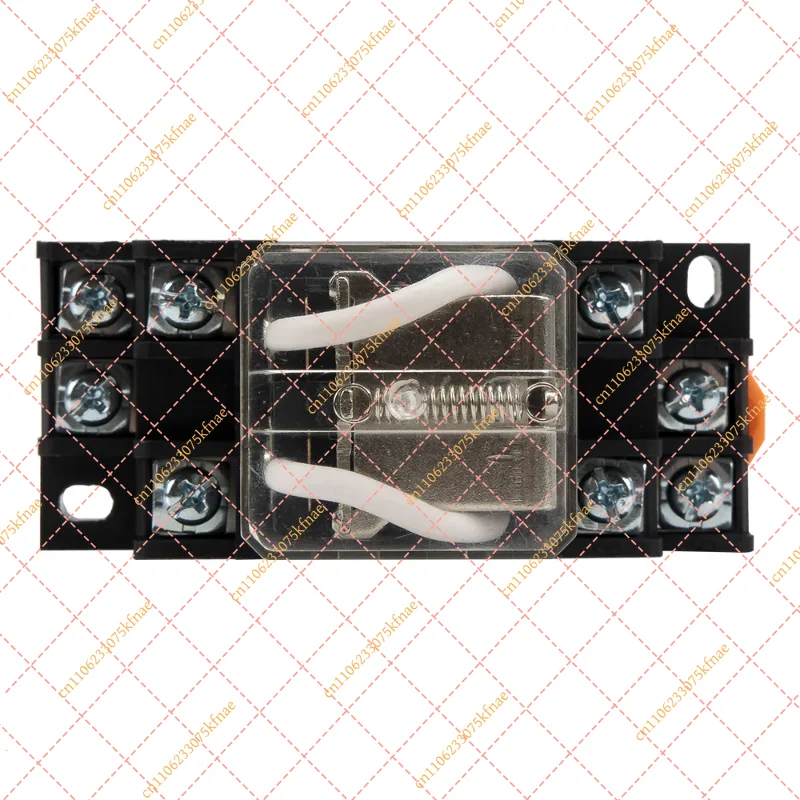 JQX-30F-2Z High Power Electromagnetic Relay with Socket Base, DPDT 30A, AC 220V 110V DC 24V 12V
