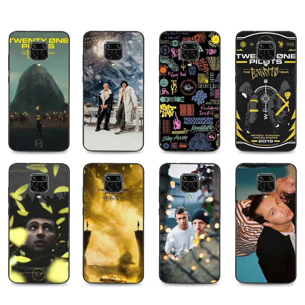 Band T-Twenty O-One P-Pilots Phone Case For Xiaomi Mi 5X 8 9 10 11 12 lite pro 10T PocoX3pro PocoM3 Note 10 pro lite