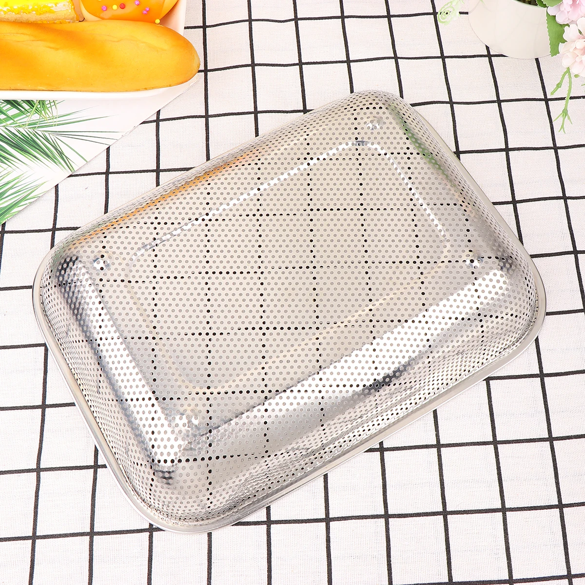 

Thickened Stainless Steel Drain Basket Function Sink Filter Washing Drainage Fruit Draining Drying Rack