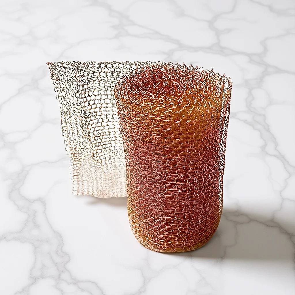 

Copper Mesh Roll for Home and Garden Use Effective Snail Barrier with Fine Weave to Prevent Crawling Insects Long-Lasting Plant