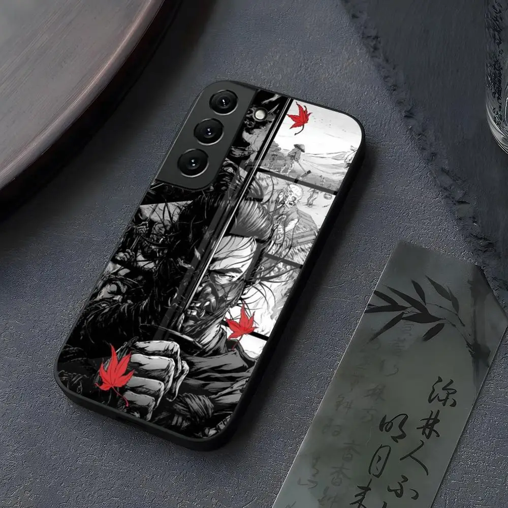 Чехол для телефона Ghost Of Tsushima Glass для Samsung Galaxy S23 S25 S24 S21 S22 S20 Ultra Fe Plus A34 A15 A25 A52 A53 M54 Cover Чехол для телефона Ghost Of Tsushima Glass для Samsung Galaxy S23 S25 S24 S21 S22 S20 Ultra Fe Plus A34 A15 A25 A52 A53 M54 Cover