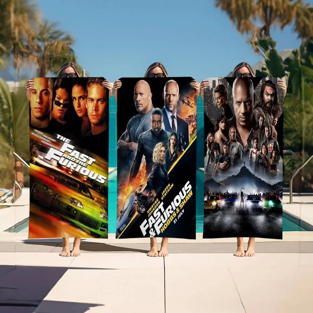 MovieF-Fast And F-Furious Mikrofaser-Strandtuch, saugfähig, schnell trocknend, weich, für Yoga, Schwimmen, Resort, Bergsteigen