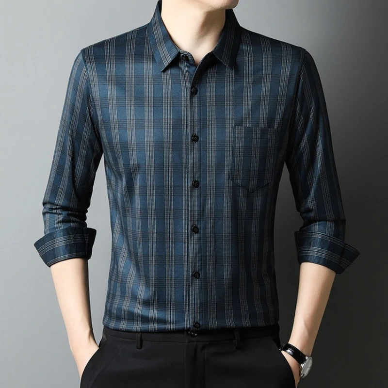 

2025 Men's Long Sleeved Hot Selling Shirts for Autumn and Winter Seasons