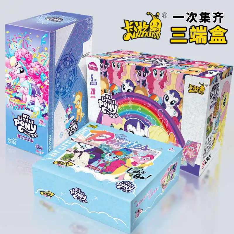 

KAYOU Original My Little Pony Card Friendship Eternal Huiyue Pack Four Seasons Elegance Cute Princess Collection Cards Toy Gifts