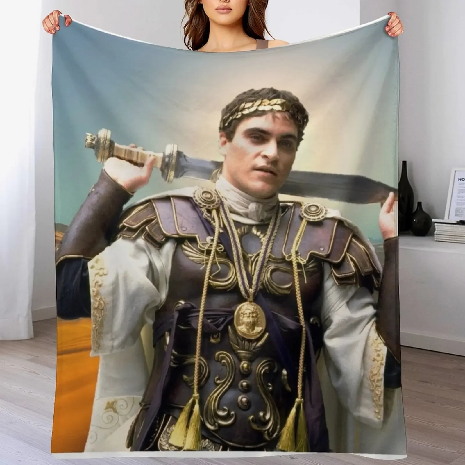 

Joaquin Phoenix - Gladiator 2 Throw Blanket heavy to sleep Single warm winter For Decorative Sofa Blankets