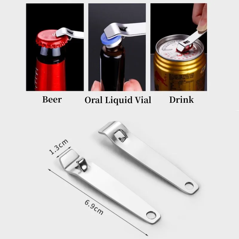 

1PC Stainless Steel Oral Liquid Vial Opener Portable Tool Ampule Bottle Can Openers Beer Drink Corkscrew for Kitchen Accessories