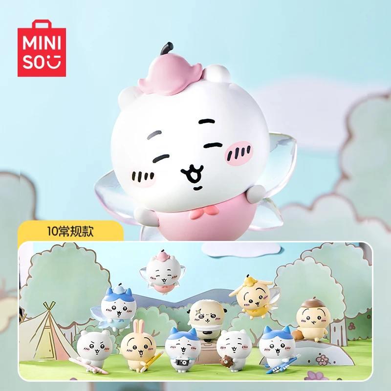 Miniso Chiikawa Happy Pose Partner Blind Box Handgefertigte Geschenke Kreative schöne Freundin Überraschungsgeschenke Bestie Geschenk