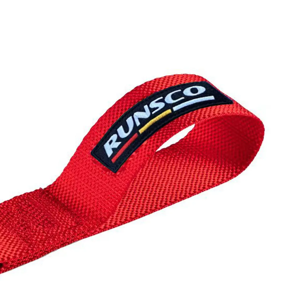 Car Tow Strap Universal Steel Hook Strength Nylon Tow Hook Ropes Car Trailer Towing Strap for Performance