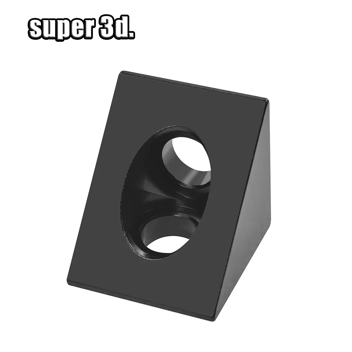 V-slot Angle Corner Connector Triangular Aluminum Block 90 Degree Angle Bracket For Openbuilds Cnc Mill 3d Printer Diy Parts