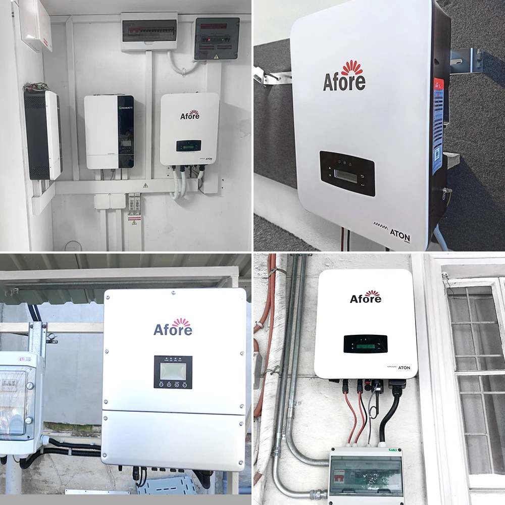 Afore On Grid Solar Inverter 3Kw 8Kw 9KW 10KW 12Kw 20KW 25Kw 3Phase PV String Inverters Price